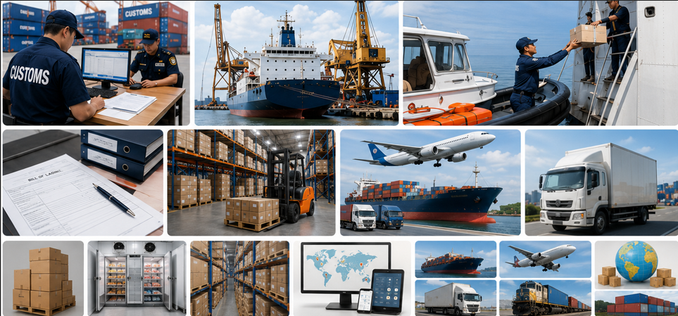 Value Added Support Operations Collage